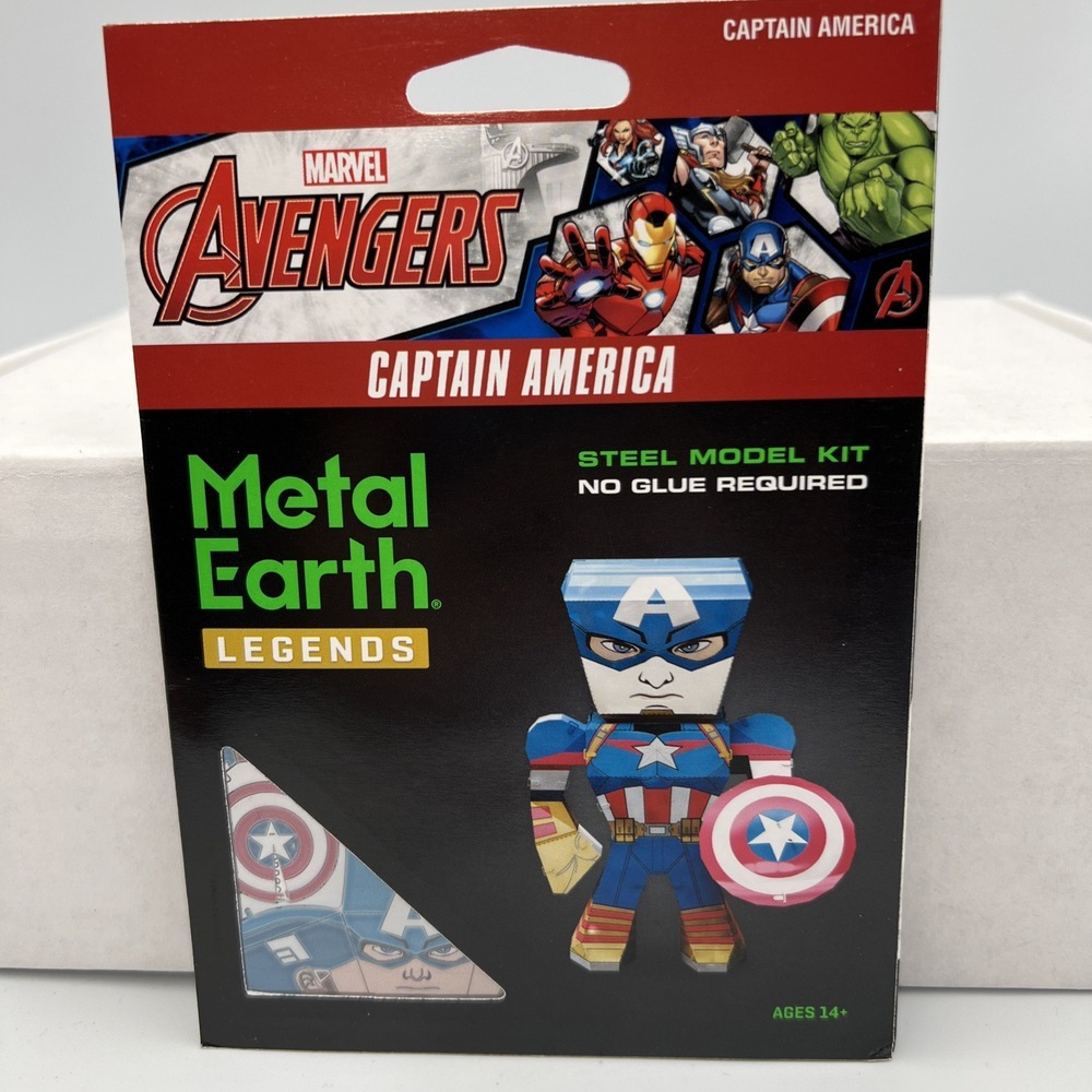 Avengers Metal Earth Legends Captain‎ America model kit